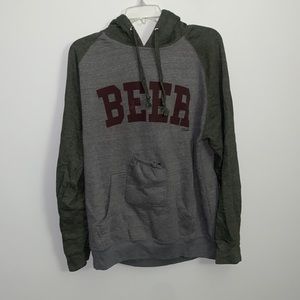 BEER insulated pouch sweatshirt